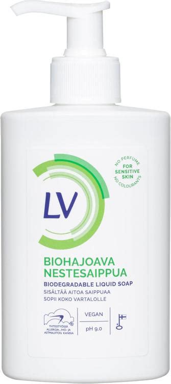 LV nestesaippua biohajoava 300ml .